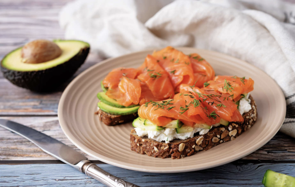 lox on toast